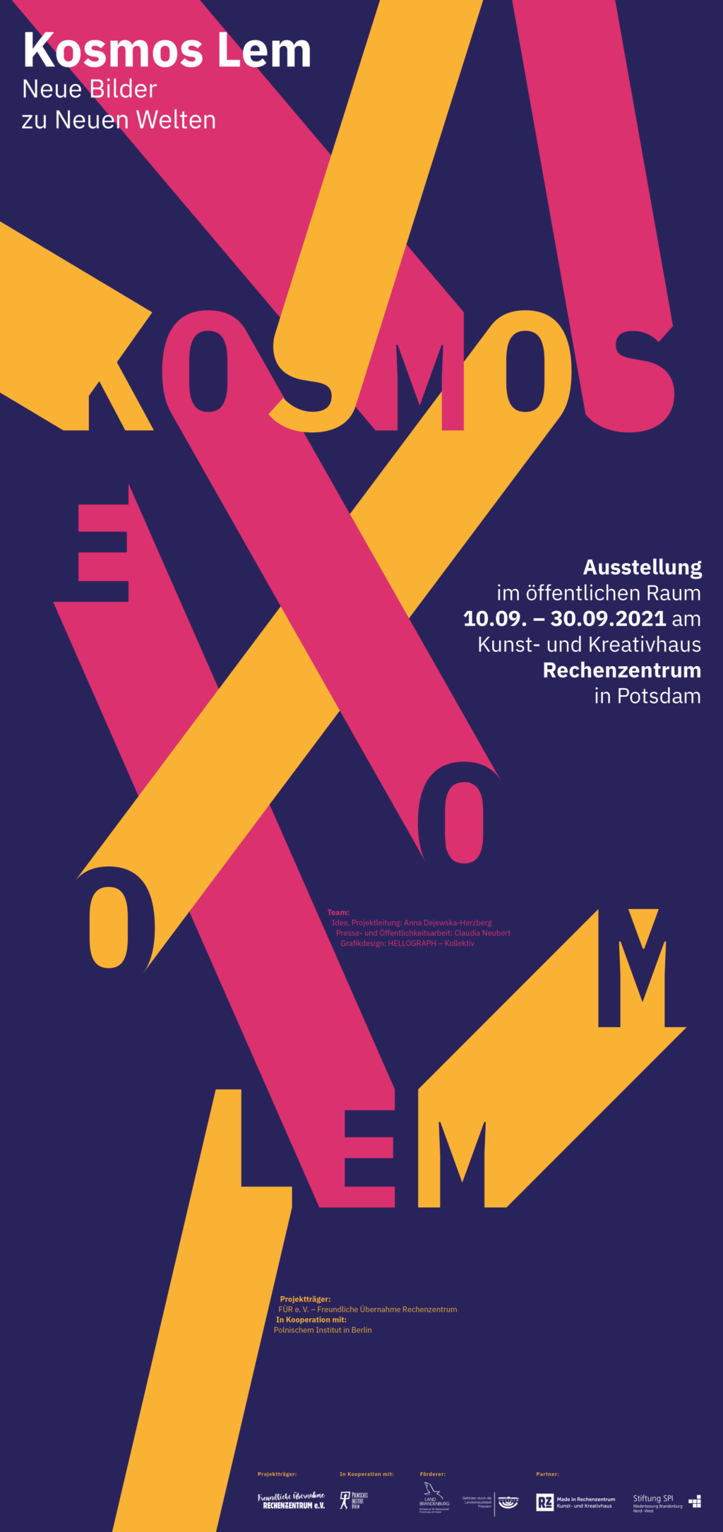 Plakat Doppel DIN A0: Kosmos Lem