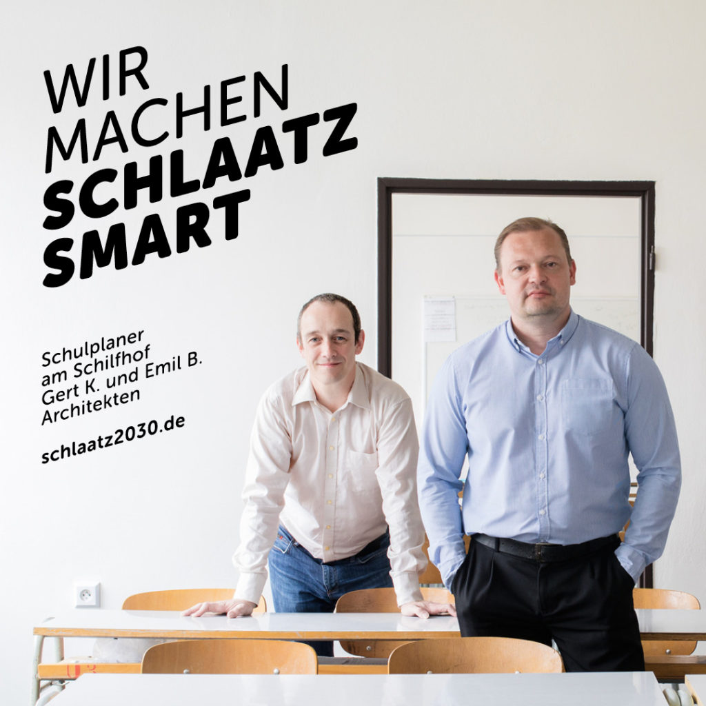 Wir machen Schlaatz smart: Architekten am Schreibtisch