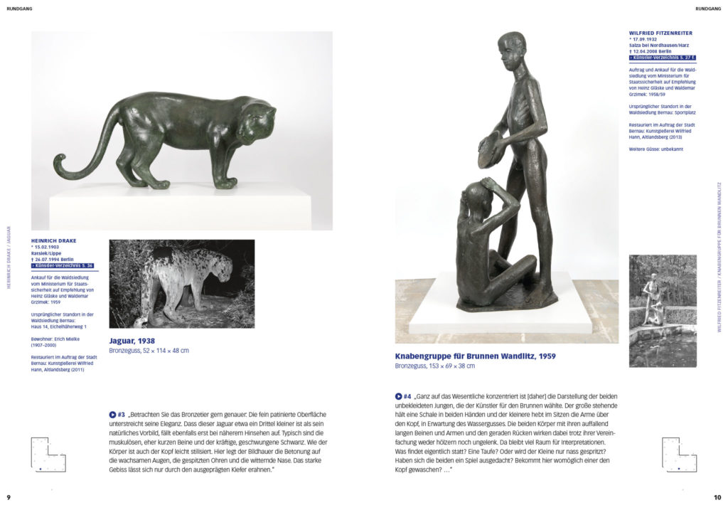 Katalog: Skulpturensammlung Wandlitz, Waldsiedlung Bernau bei Berlin, Jaguar