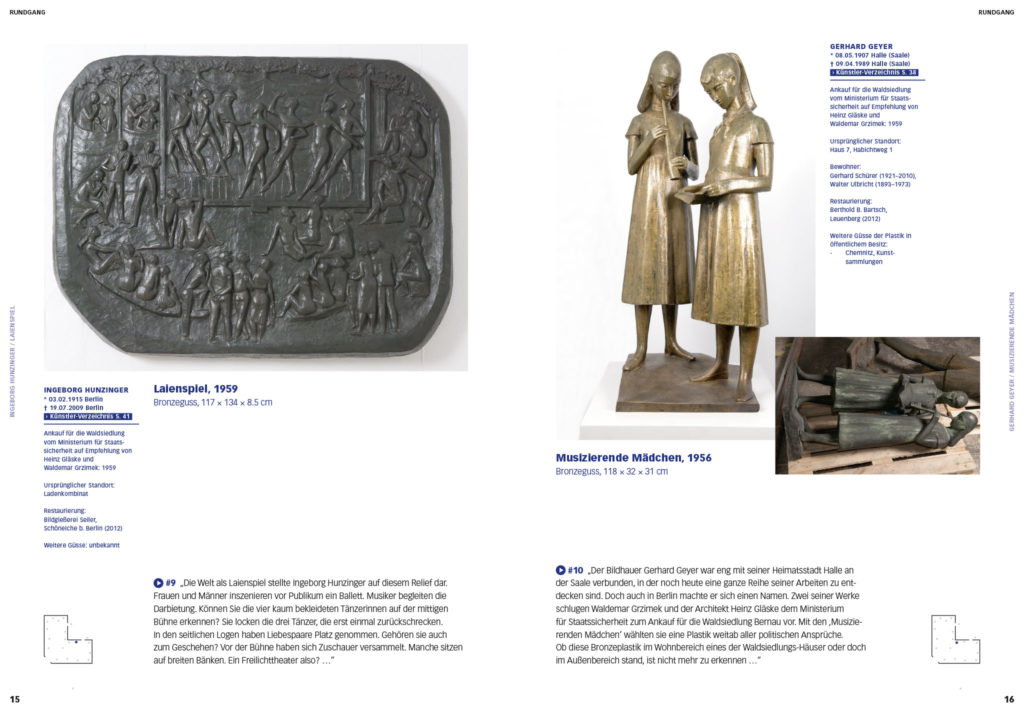 Katalog: Skulpturensammlung Wandlitz, Waldsiedlung Bernau bei Berlin, Mädchen