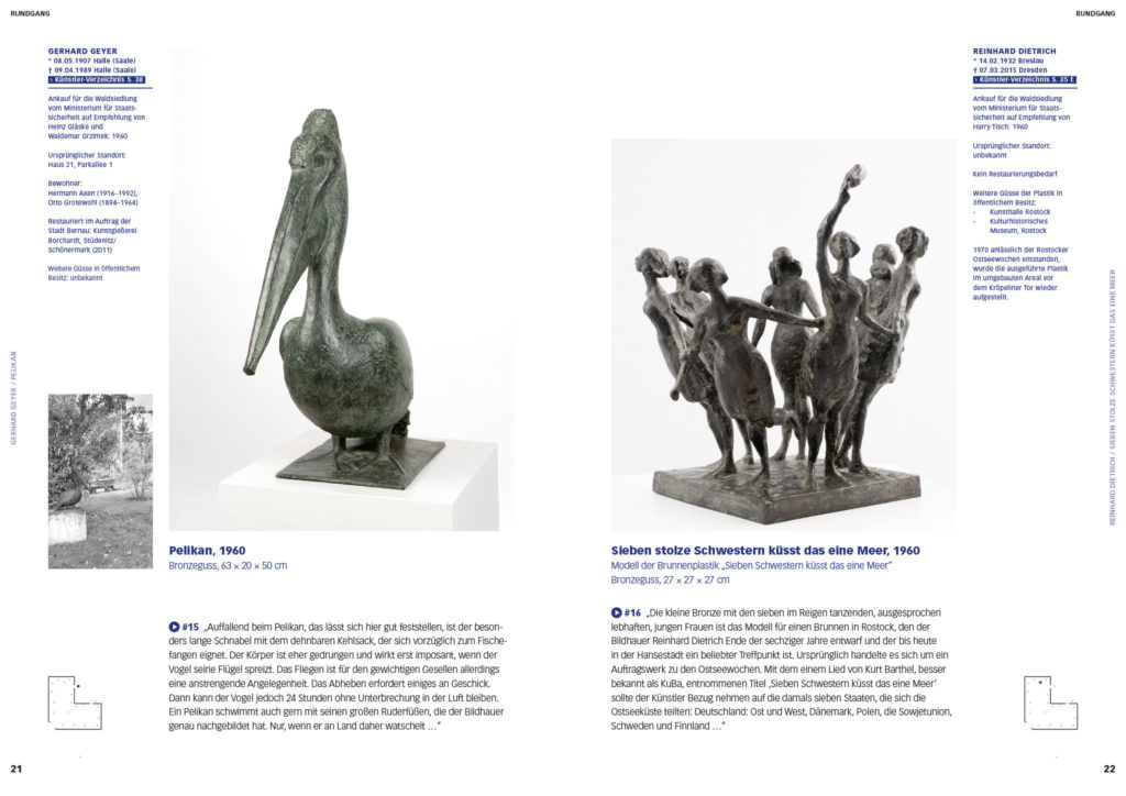 Katalog: Skulpturensammlung Wandlitz, Waldsiedlung Bernau bei Berlin, Pelikan