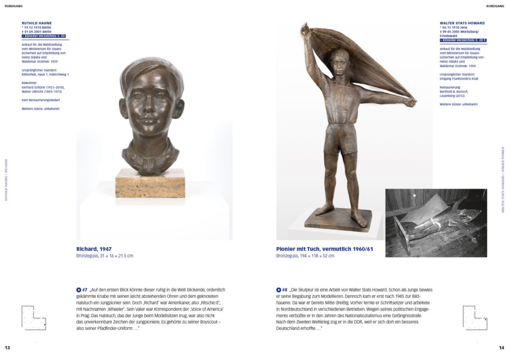 Katalog: Skulpturensammlung Wandlitz, Waldsiedlung Bernau bei Berlin, Pionier